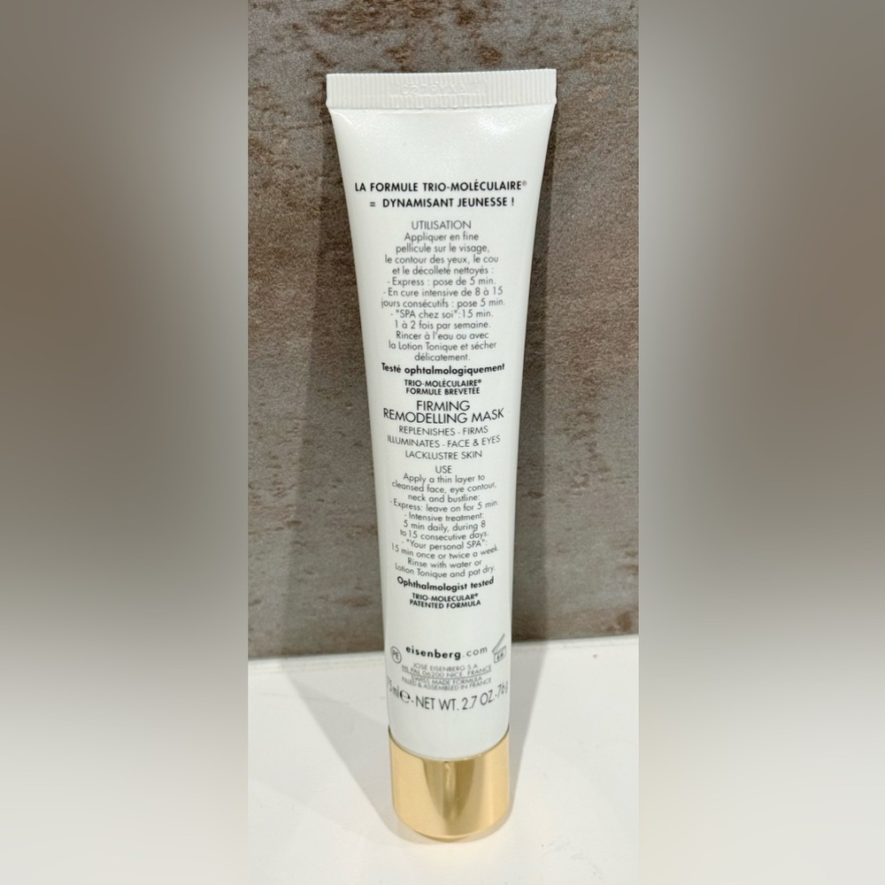 Eisenberg MASQUE TENSEUR REMODELANTFIRMING REMODELLING MASK 2.7 oz Not Sealed - Picture 3 of 4